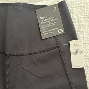 GAP Black GapFit Recycled Power 7/8 Legging